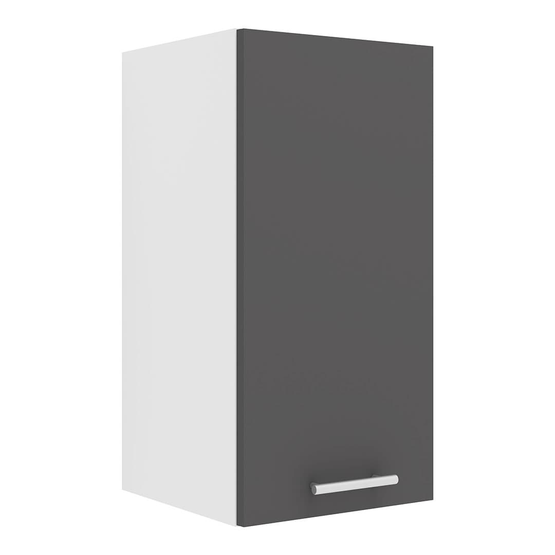Esilo Küchenoberschrank 30 cm 1 Tür weiß, grau.