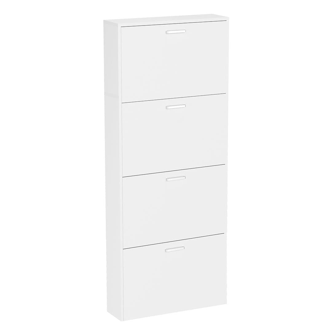 SulosL Schuhschrank 4 Türen weiß.