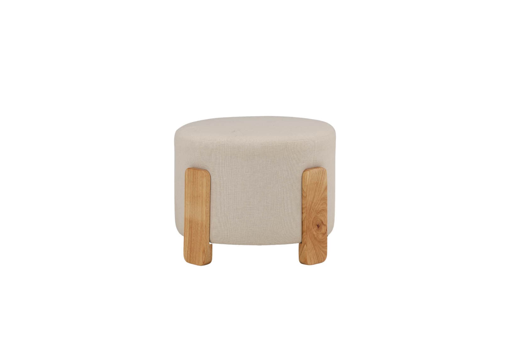 Coffey Pouf, Hocker Ø52,5cm braun.