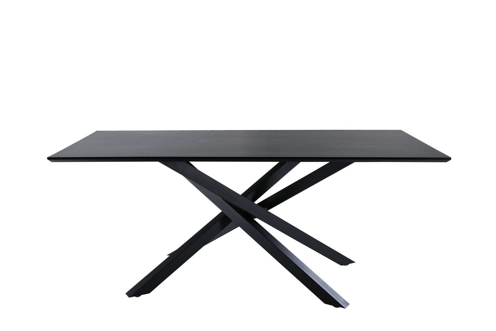 Piazza Esstisch 90x180cm schwarz.
