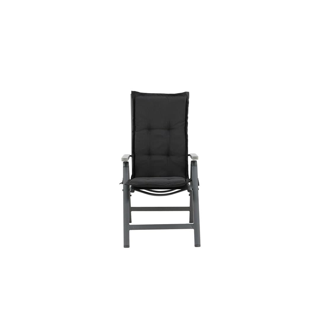 Cus Gartenkissen für 5 Pos. einstellbar schwarz.