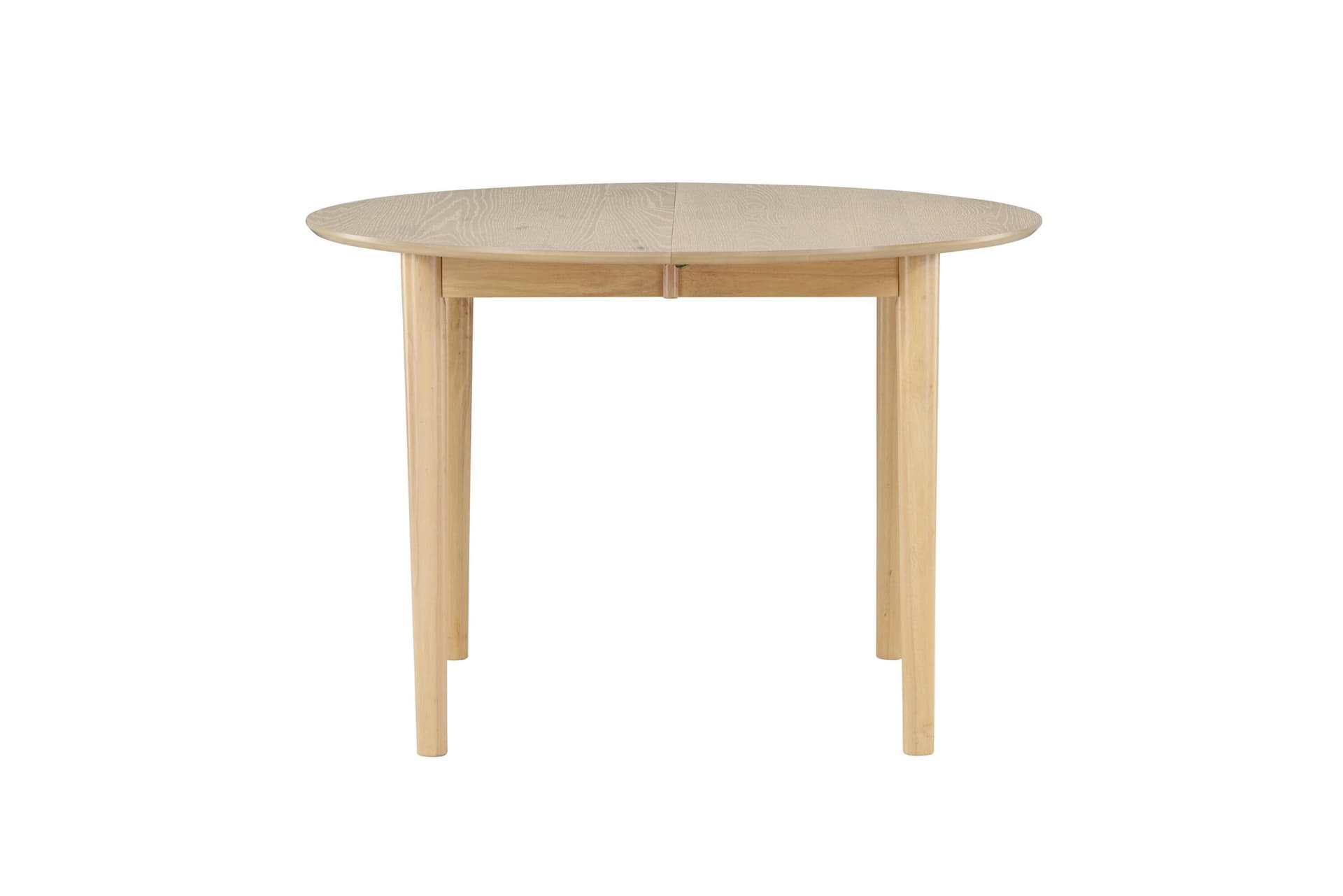 Gilda Esstisch Ø110/150 cm mit Auszug Natur.