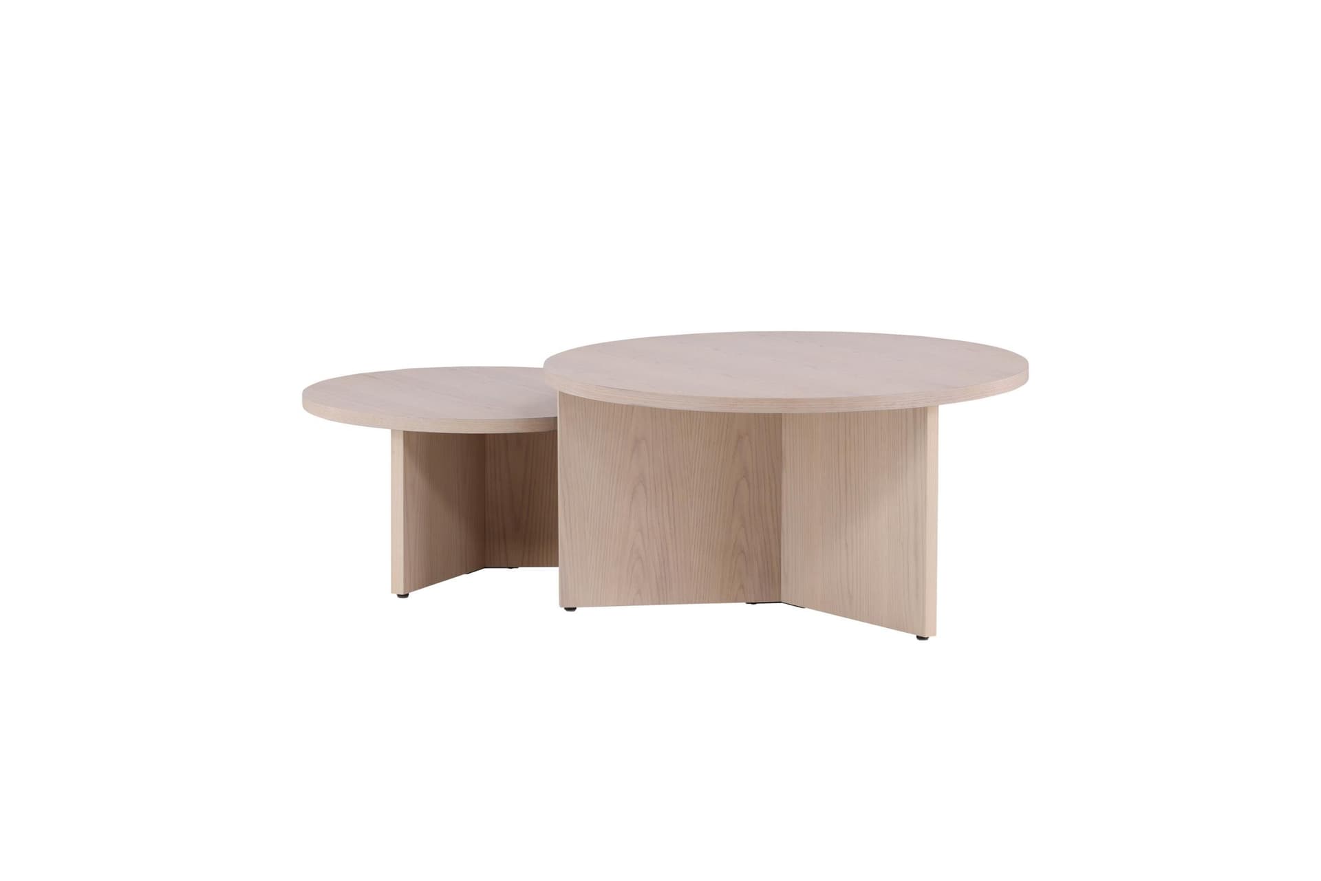 Saltö Couchtisch Set mit 2 Whitewash.