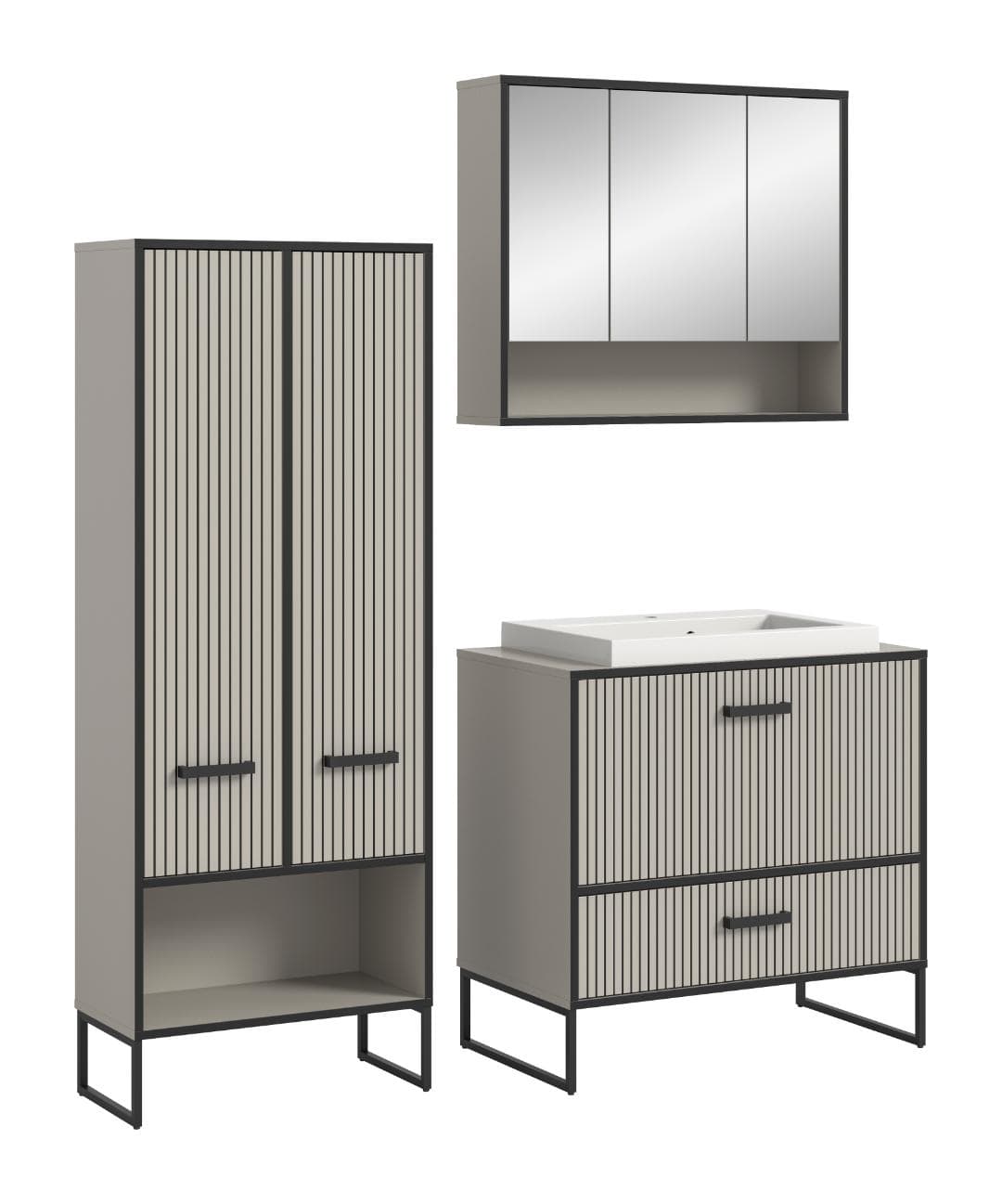 Bagno Badmöbelset Kaschmir Dekor.