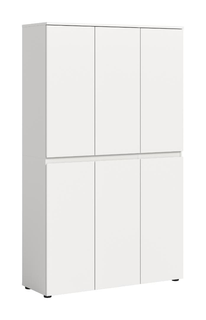 Scarpa Kleiderschrank 6 Türen weiß.