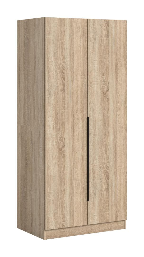 Kopenhagen Kleiderschrank 2 Türen Eiche Dekor.
