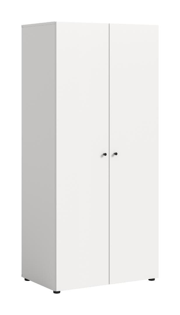 Darwin Kleiderschrank 2 Türen weiß.