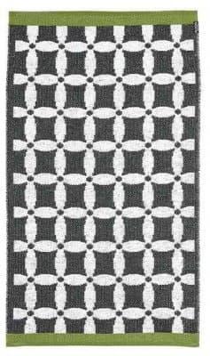 Kunststoffteppiche - Der Horred-Teppich Black & White Tyr (Größe: 80 x 280 cm)