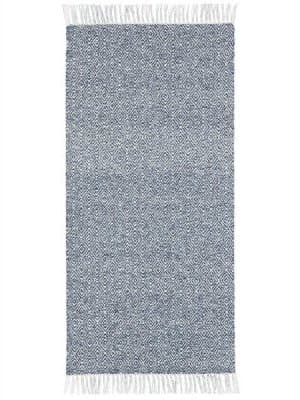 Kunststoffteppiche - Der Horred-Teppich Goose Mix (blau) (Größe: 70 x 150 cm)