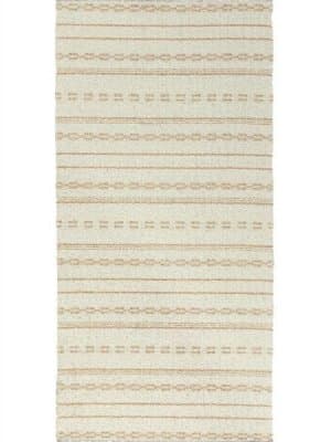 Kunststoffteppiche - Der Horred-Teppich Asta Mix (weiß) (Größe: 70 x 140 cm)