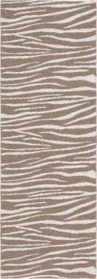 Kunststoffteppiche - Der Horred-Teppich Zebra (beige) (Größe: 150 x 210 cm)