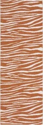 Kunststoffteppiche - Der Horred-Teppich Zebra (rost) (Größe: 70 x 210 cm)