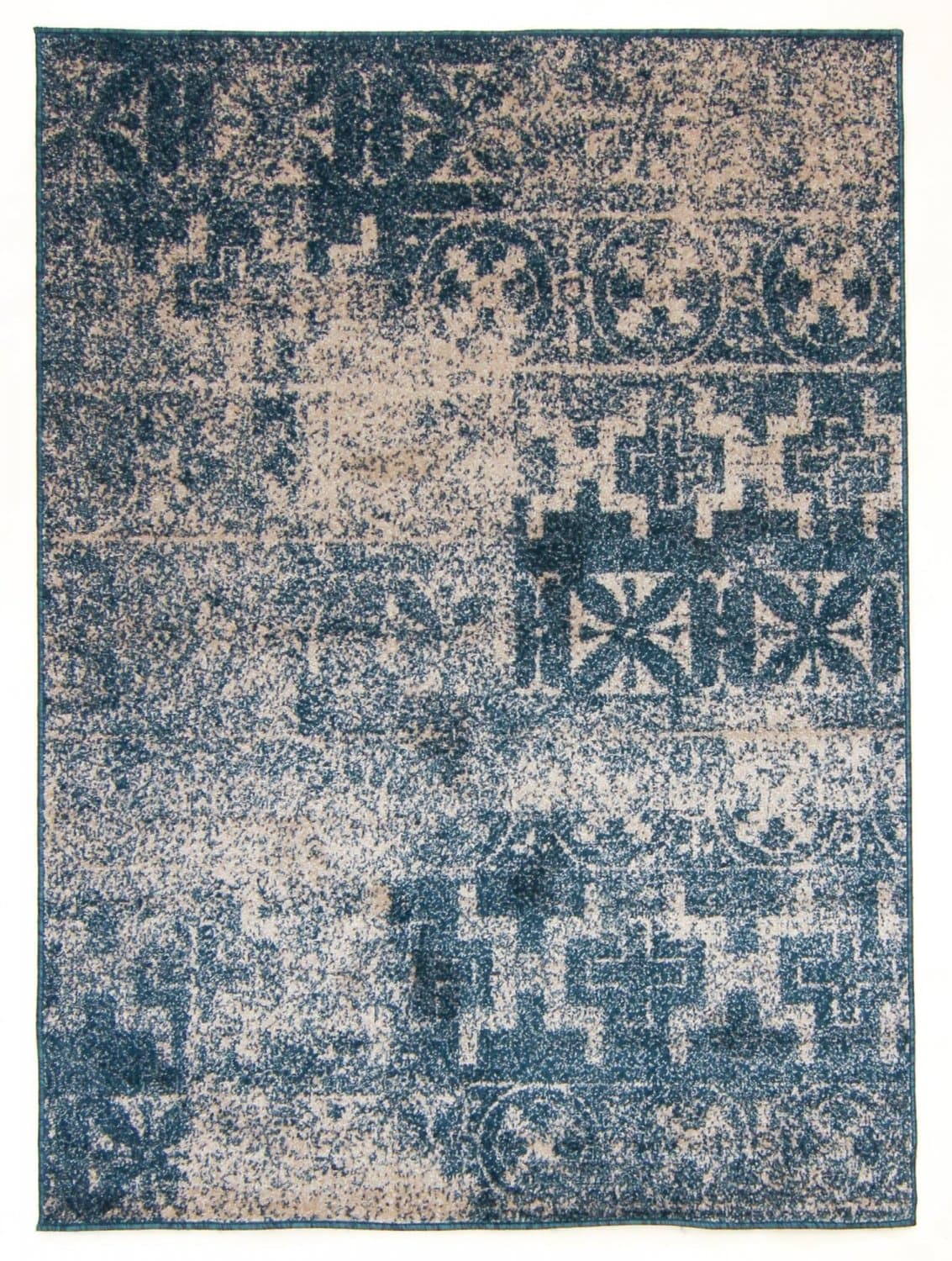Wilton-Teppich - Giana (blau) (Größe: 140 x 190 cm)