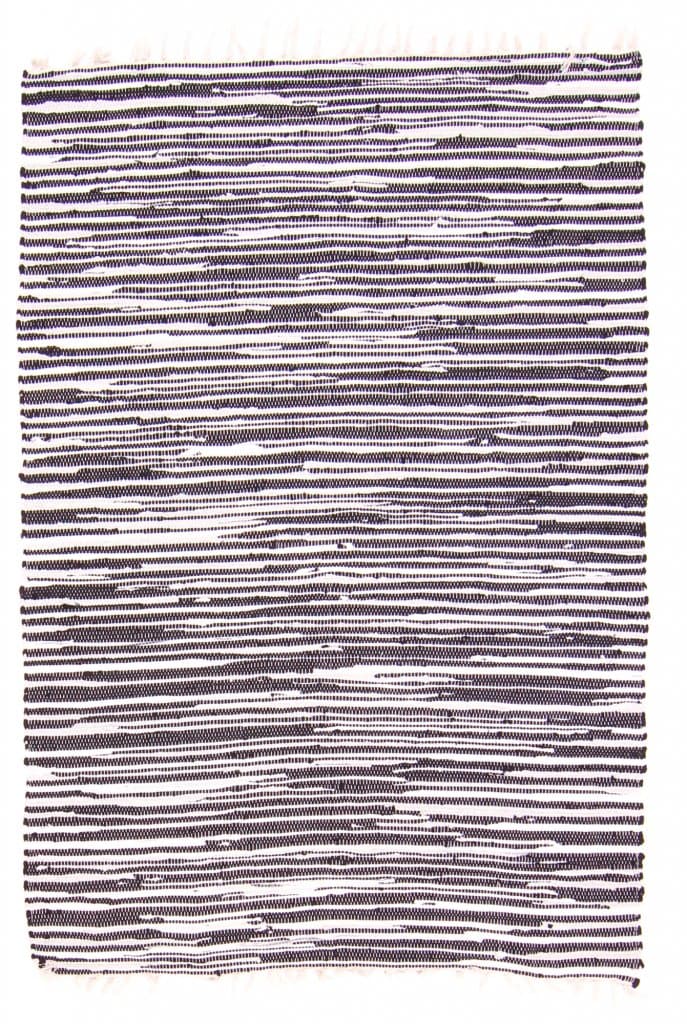 Flickenteppich von Strehög of Sweden - Tulka (Grau) (Größe: 70 x 150 cm)