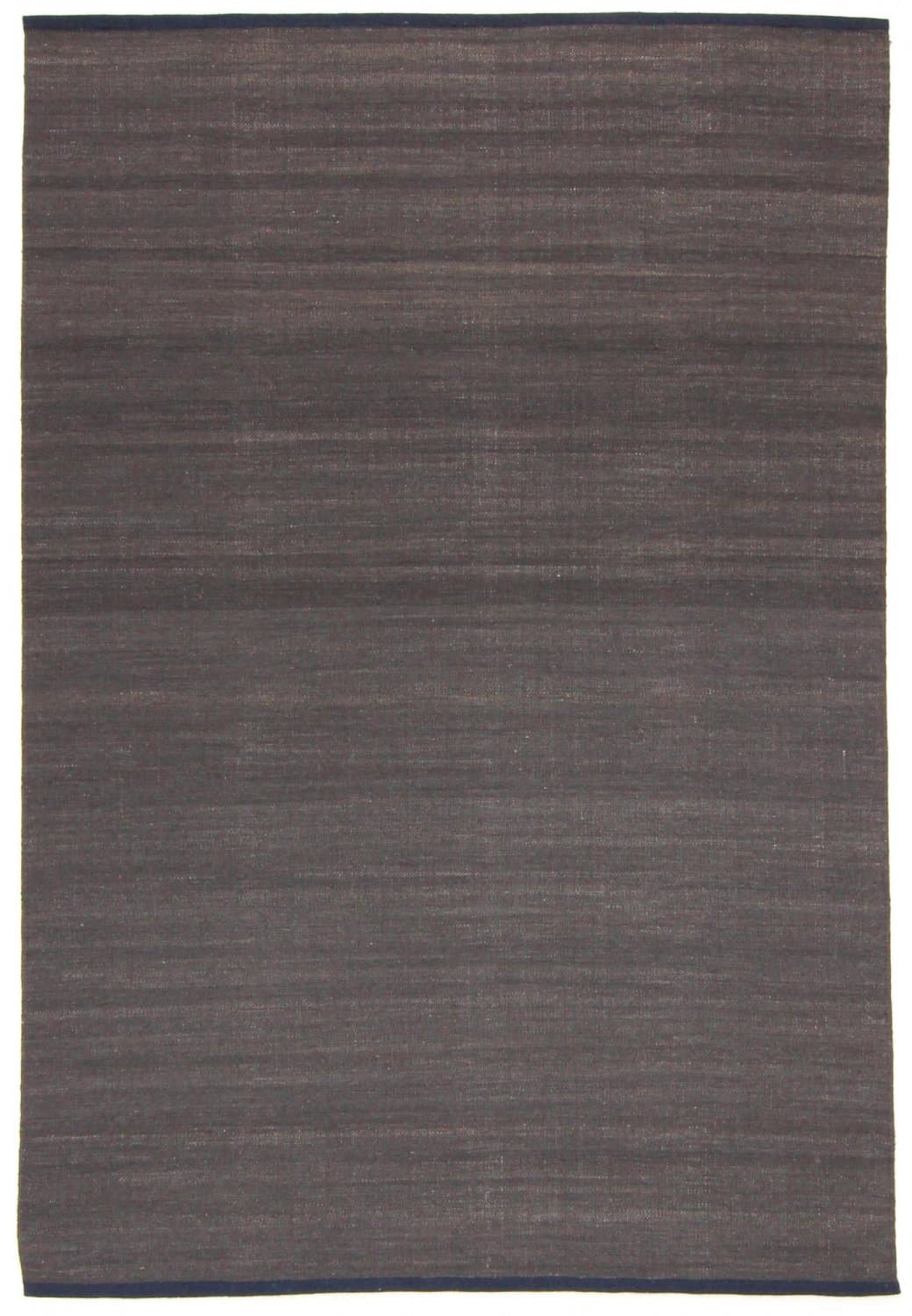 Wollteppich - Kandia (dunkelgrau) (Größe: 80 x 250 cm)