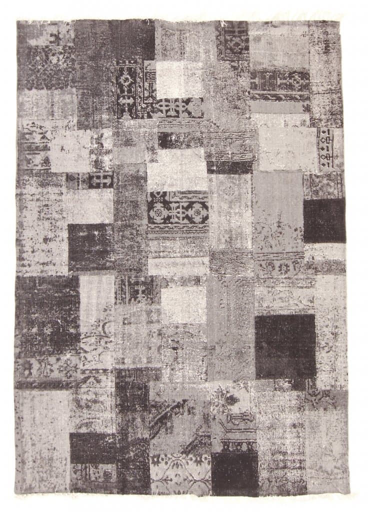Flickenteppich - Bastia (grau) (Größe: 170 x 240 cm)