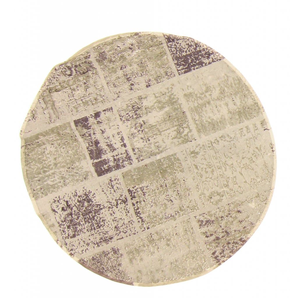 Flickenteppich - Lismore (rund) (grün) (Größe: Ø 200 cm)