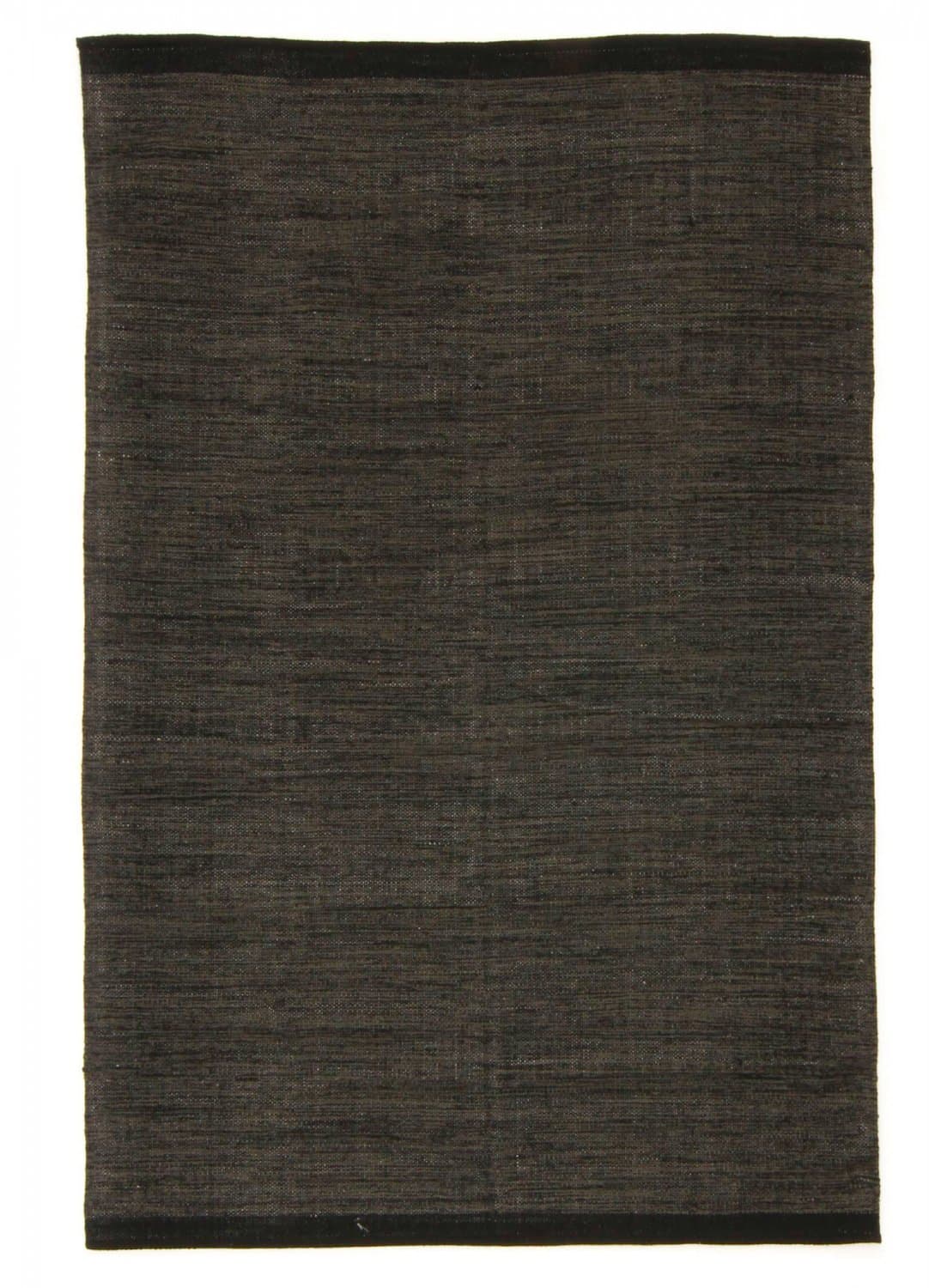 Flickenteppich - Slite (schwarz) (Größe: 70 x 300 cm)
