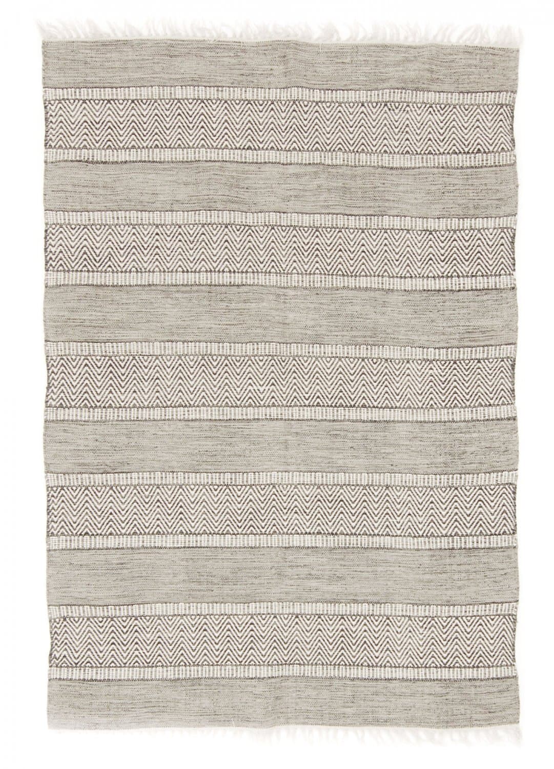 Flickenteppich von Strehög of Sweden - Havtorn (grau) (Größe: 60 x 110 cm)