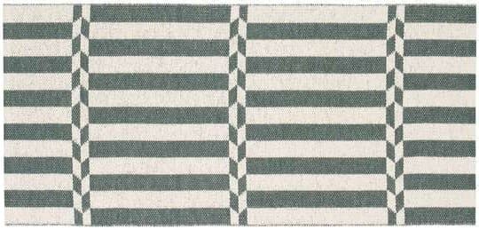 Kunststoffteppiche - Der Horred-Teppich Arrow (grün) (Größe: 70 x 150 cm)