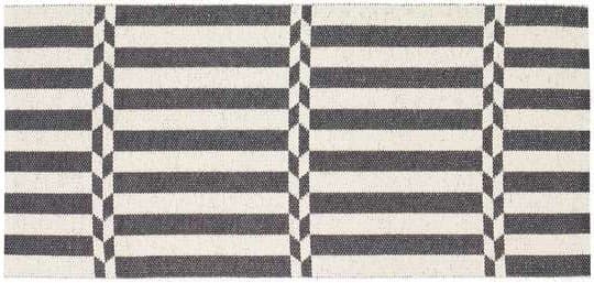 Kunststoffteppiche - Der Horred-Teppich Arrow (schwarz) (Größe: 70 x 100 cm)