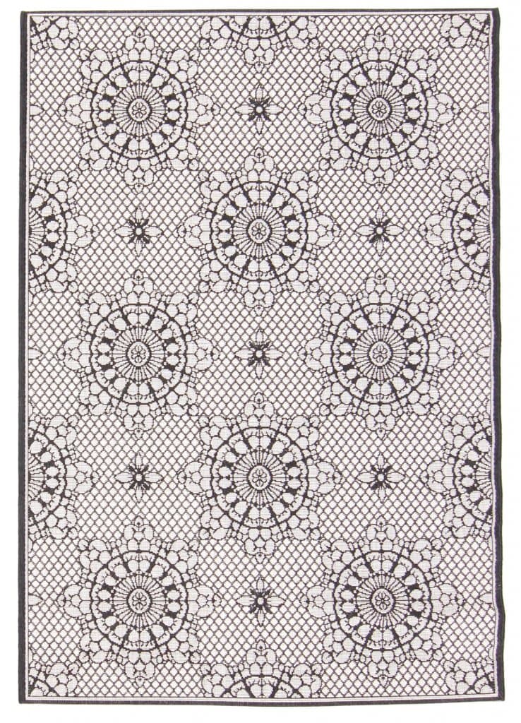 Wilton-Teppich - Charleston (schwarz/sand) (Größe: 200 x 290 cm)