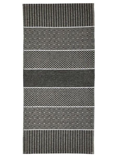 Kunststoffteppiche - Der Horred-Teppich Alfie (Graphit) (Größe: 70 x 100 cm)