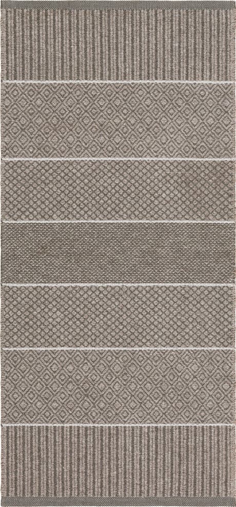 Kunststoffteppiche - Der Horred-Teppich Alice Mix (dunkelgrau) (Größe: 150 x 100 cm)