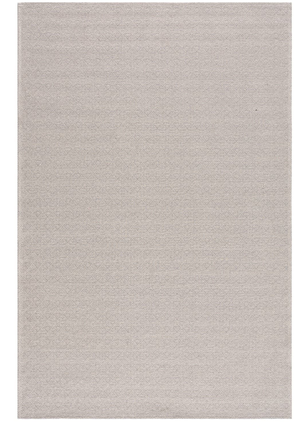 Baumwollteppich - Saltnes (hellgrau) (Größe: 150 x 230 cm)