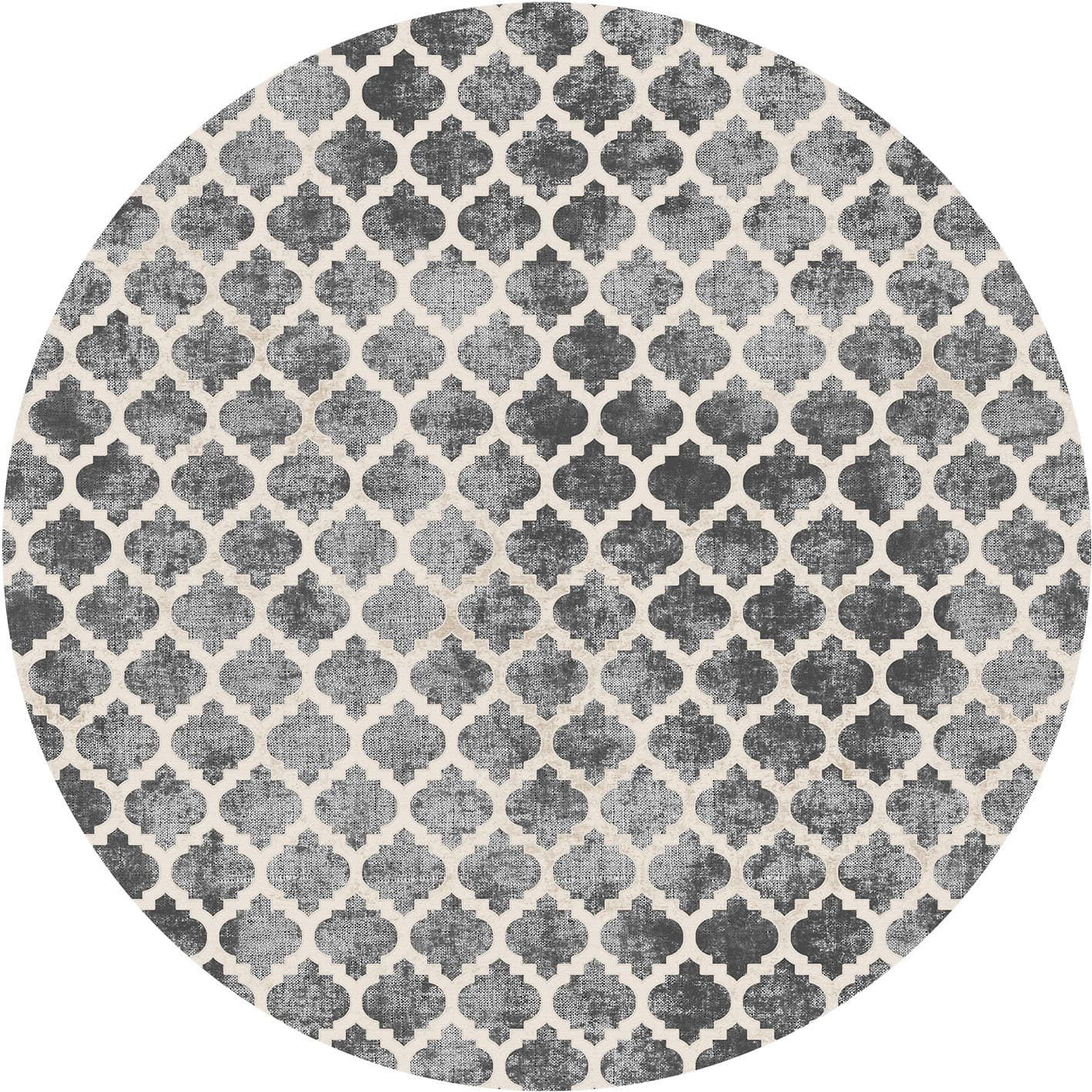 Rund Teppich - Gabes (grau) (Größe: Ø 160 cm)