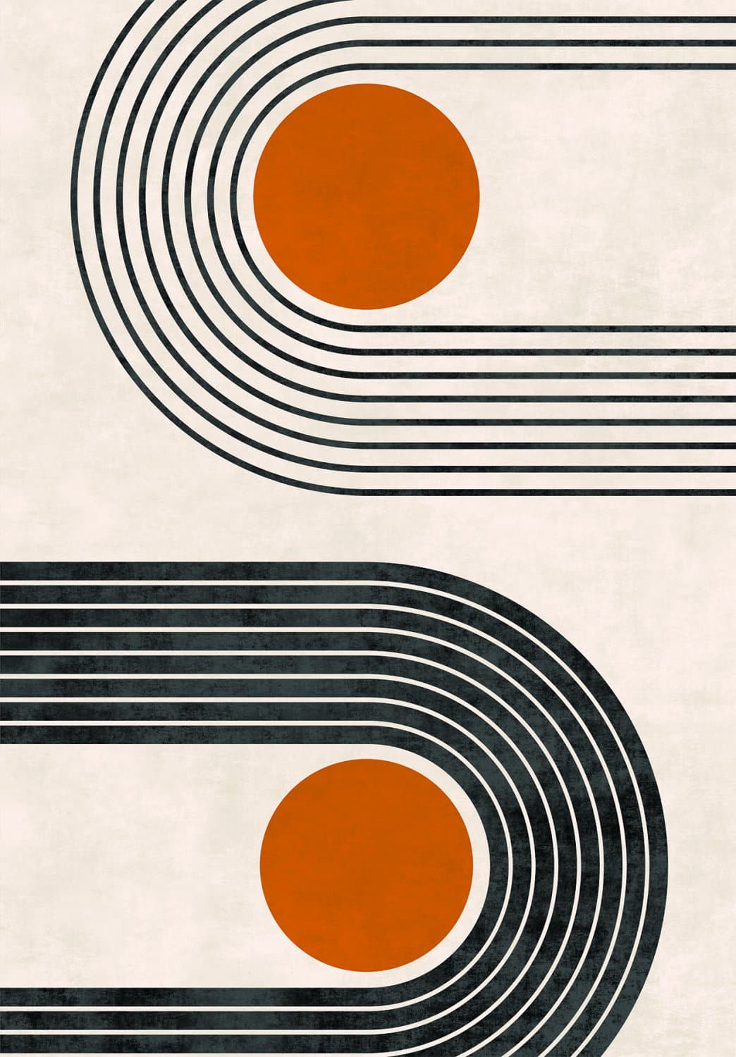 Wilton-Teppich - Moudania (beige/schwarz/orange) (Größe: 160 x 230 cm)