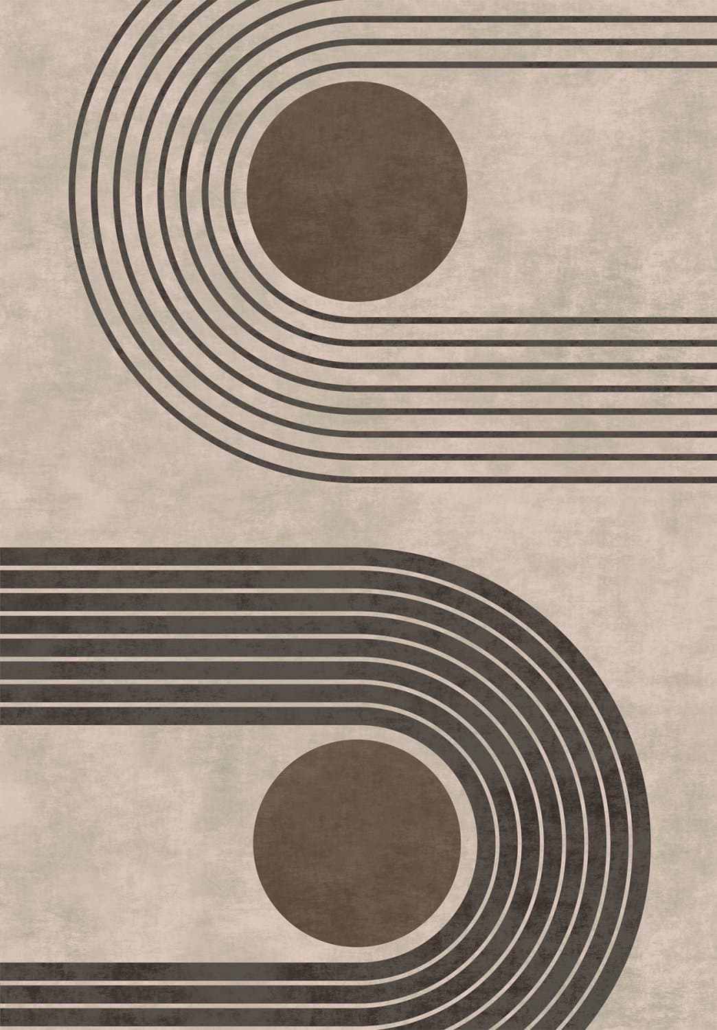 Wilton-Teppich - Moudania (braun/schwarz) (Größe: 200 x 280 cm)