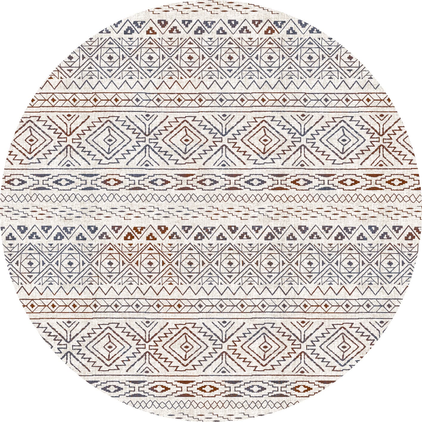 Rund Teppich - Goulette (multi) (Größe: Ø 160 cm)