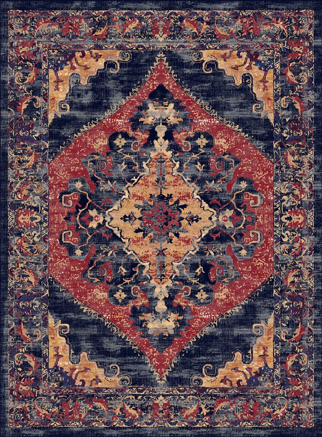 Wilton-Teppich - Tabarka (multi) (Größe: 160 x 230 cm)
