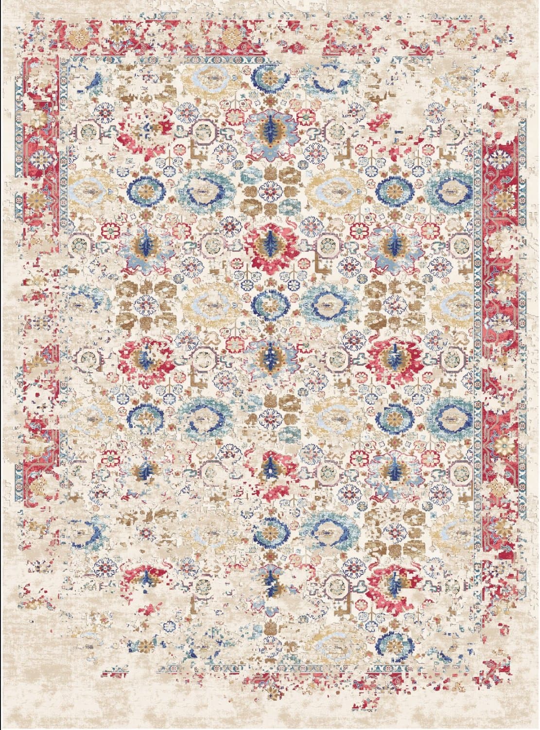 Wilton-Teppich - Toujane (multi) (Größe: 200 x 280 cm)