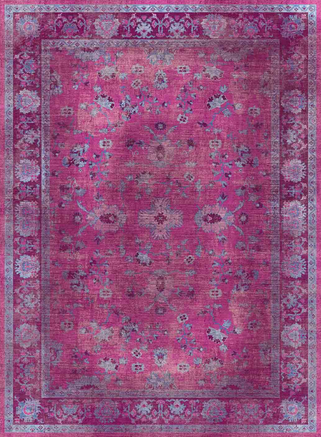 Wilton-Teppich - Gombalia (violett) (Größe: 160 x 230 cm)