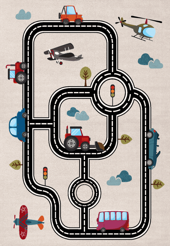 Kinderteppich - Playmat (multi) (Größe: 160 x 230 cm)
