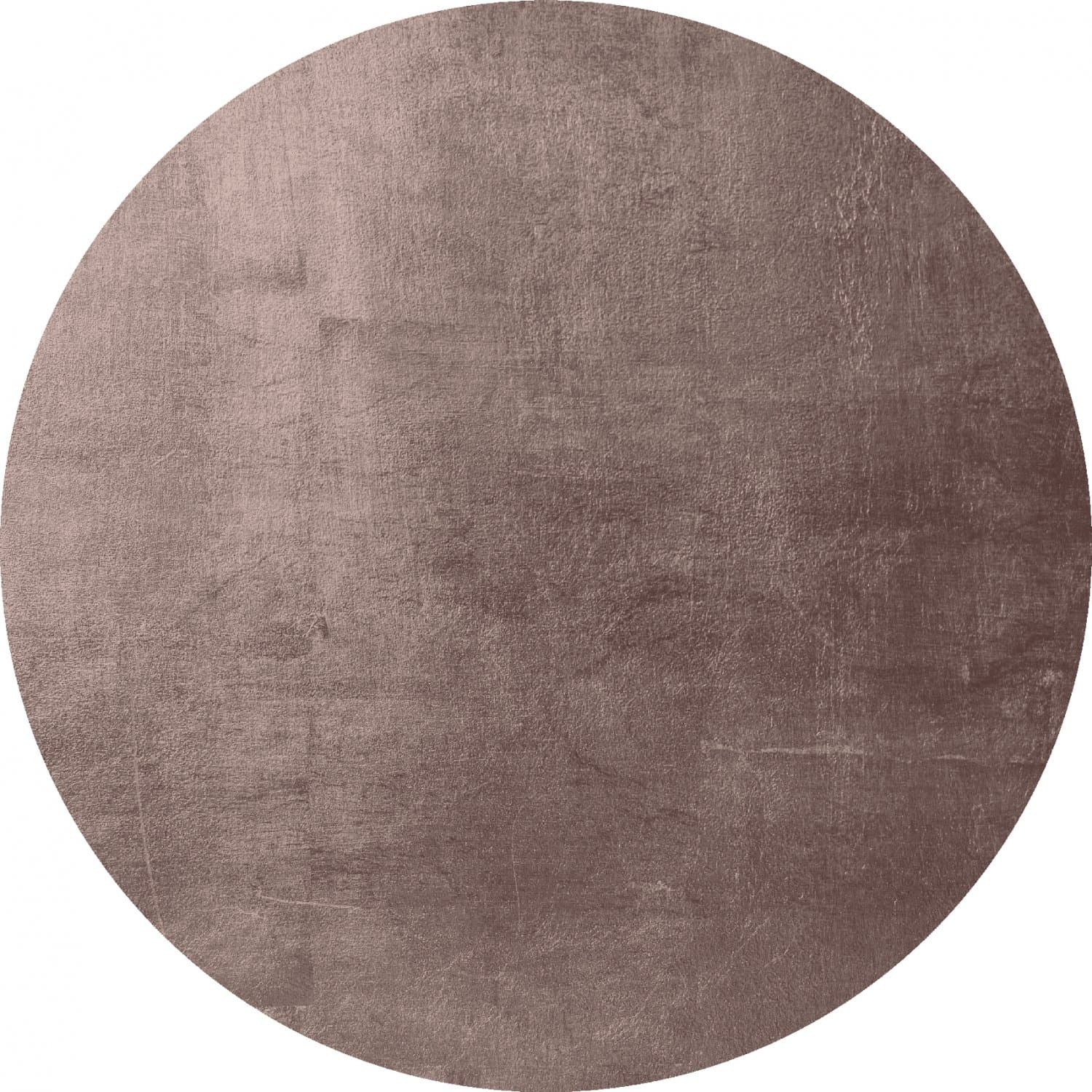 Rund Teppich - Artena (grau/braun) (Größe: Ø 160 cm)