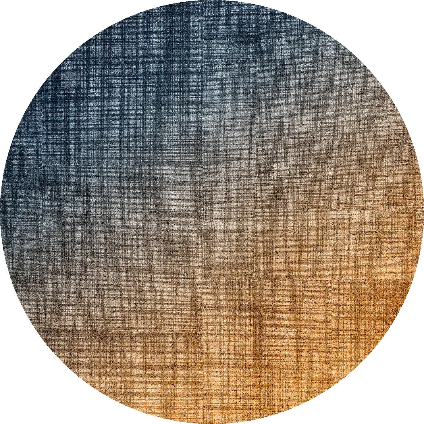 Rund Teppich - Librilla (braun/blau) (Größe: Ø 160 cm)
