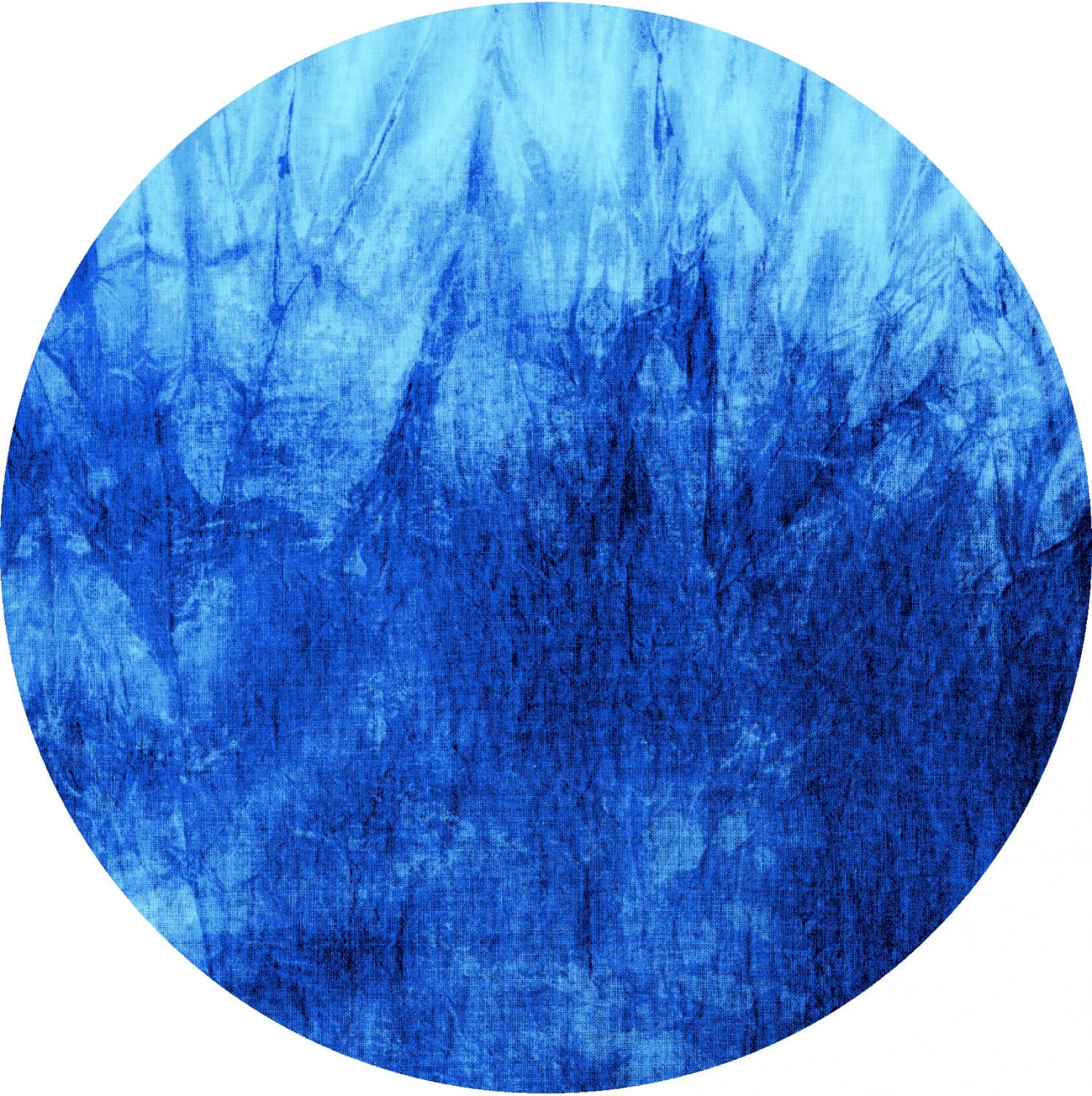 Rund Teppich - Cargese (blau) (Größe: Ø 200 cm)