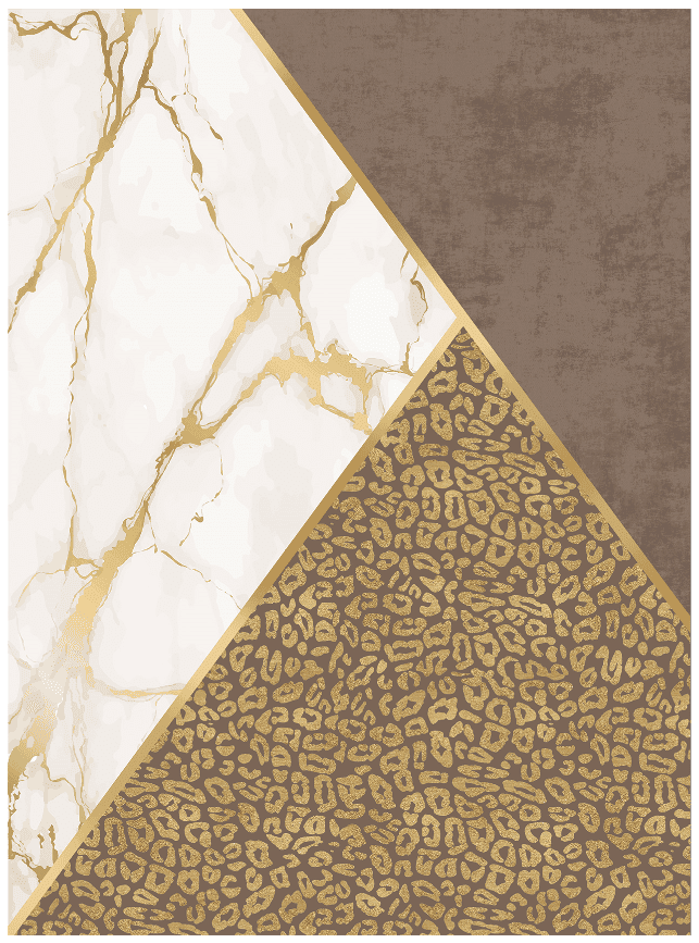Wilton-Teppich - Granada (braun/weiß/gold) (Größe: 160 x 230 cm)
