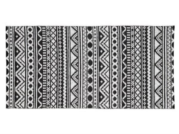 Kunststoffteppiche - Der Horred-Teppich Inca (schwarz) (Größe: 70 x 140 cm)