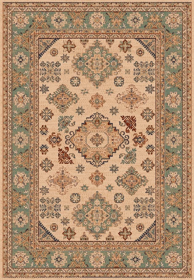 Wilton-Teppich - Lamperti (beige) (Größe: 140 x 200 cm)