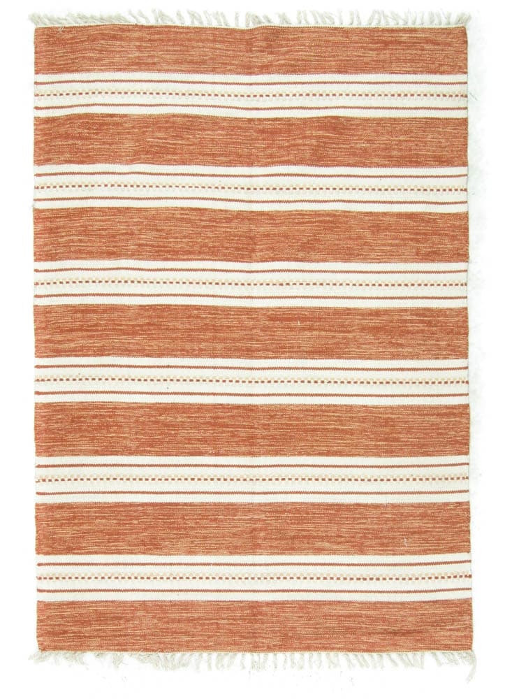 Flickenteppich - Kajsa (beige) (Größe: 75 x 200 cm)