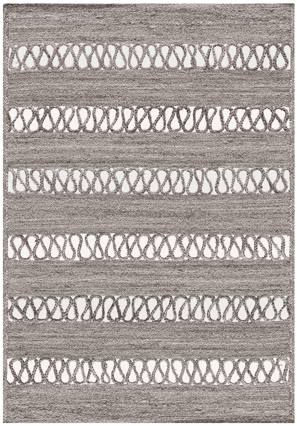 Wilton-Teppich - Levie (grau) (Größe: 160 x 230 cm)