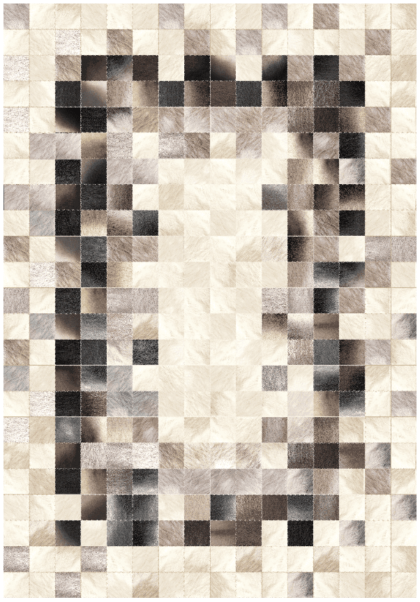 Wilton-Teppich - Livada (weiß/bunt) (Größe: 200 x 280 cm)