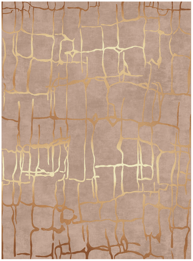 Wilton-Teppich - Lorenzp (braun/gold) (Größe: 160 x 230 cm)