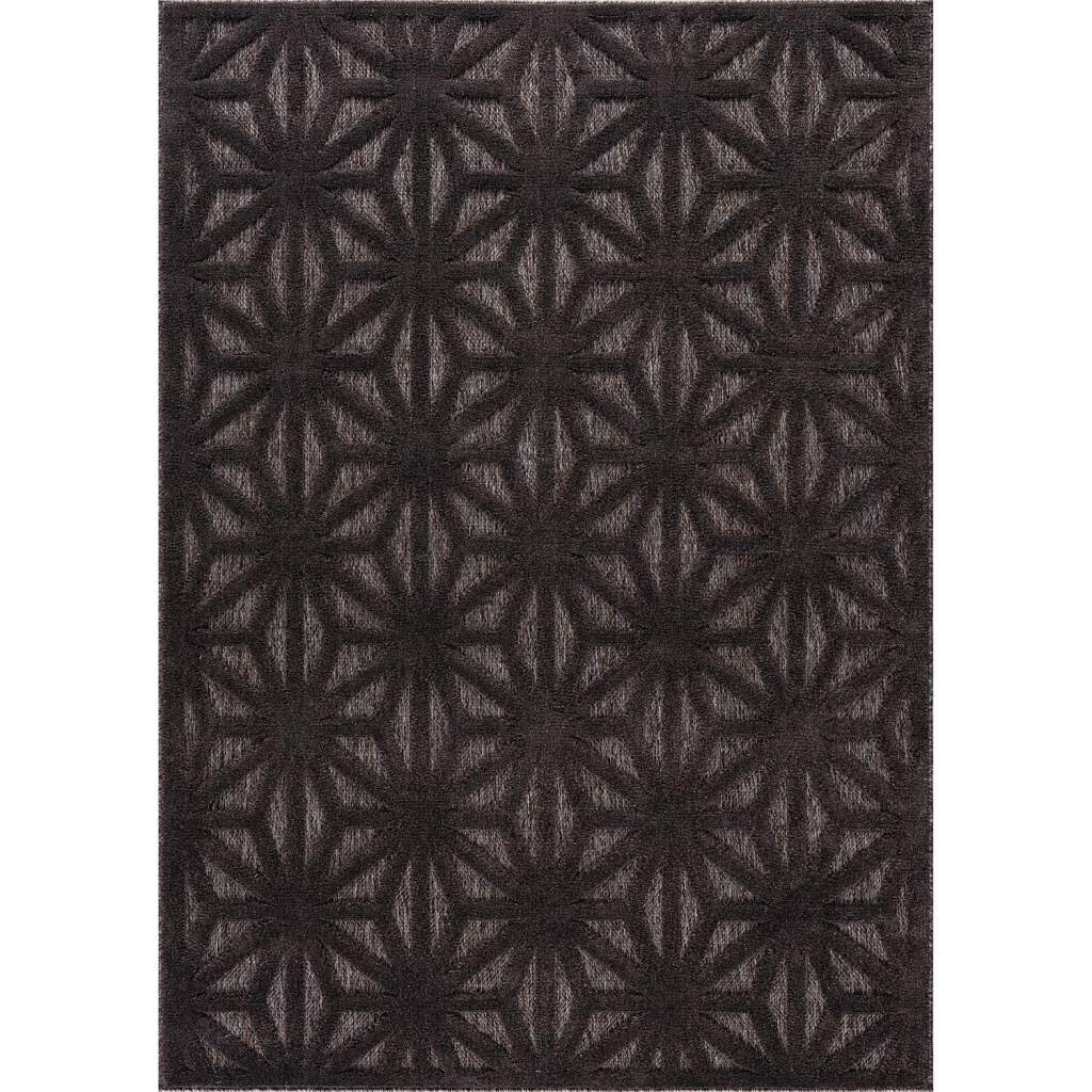 Shaggy Indoor-Outdoor - Preston (anthrazit) (Größe: 80 x 150 cm)