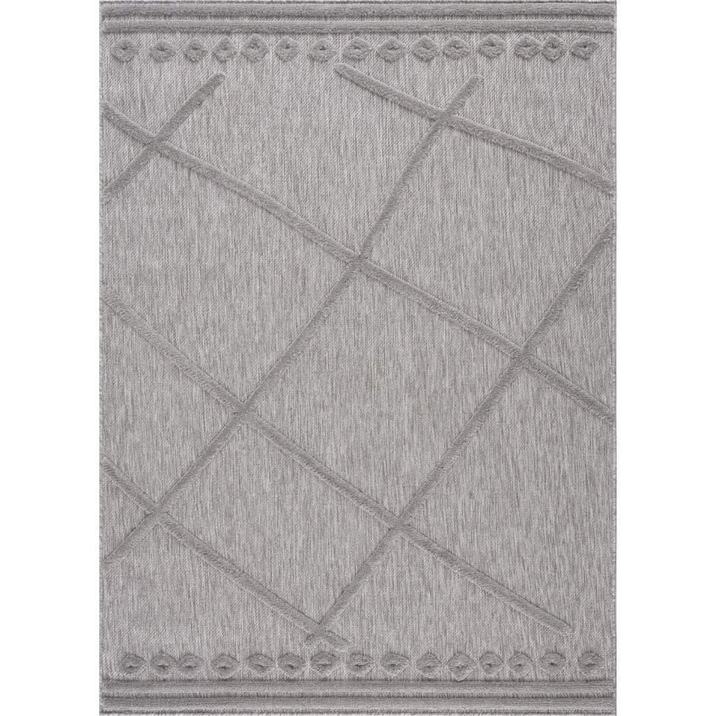 Shaggy Indoor-Outdoor - Newhaven (grau) (Größe: 160 x 230 cm)