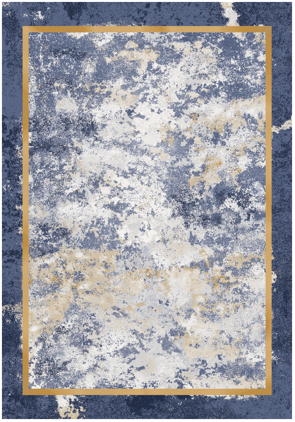 Wilton-Teppich - Peri (blau/bunt) (Größe: 160 x 230 cm)